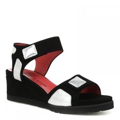 Босоножки женские Pas De Rouge 1121 черные 37 EU