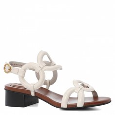 Босоножки женские See by Chloe SB34143A бежево-белые 39 EU