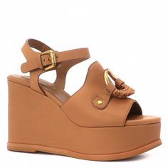 Босоножки женские See by Chloe SB34062A коричнево-бежевые 37 EU