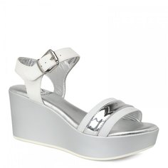 Босоножки женские Massimo Santini 8S61130007 серебряные 40 EU