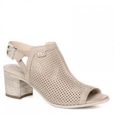 Босоножки женские Nero Giardini P717771D серо-бежевые 35 EU