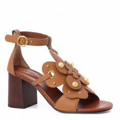 Босоножки женские See by Chloe SB34053A коричнево-бежевые 39 EU