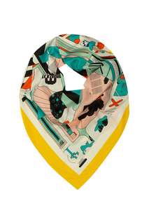 Платок женский Mellizos S10-32KY 862 бирюзовый