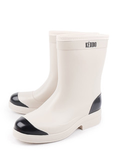 Резиновые сапоги женские Keddo 898271-01 бежевые 37 RU