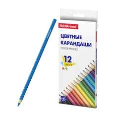 Цветные карандаши ErichKrause Basic шестигранные 12 цветов
