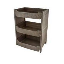 Стеллаж BranQ 35BQ3776ВНГ 45,5х31,5х61,5 см, венге