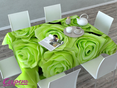 Скатерть Сирень Alann 120х145 см