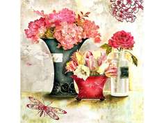 Алмазные картины-раскраски Color KIT "Розовый аромат", 40x40 см