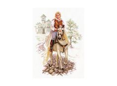Набор для вышивания Алиса Юноша на белом коне арт.136866
