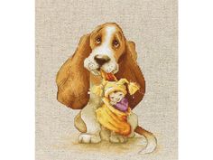 Набор для вышивания Luca-S "Basset"