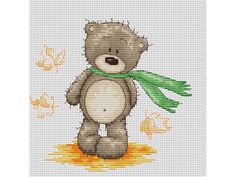 Набор для вышивания Luca-S "Медвежонок Бруно"