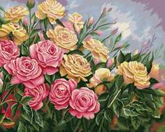 Картина по номерам Фрея "Розы. Жанна Когай", 40x50 Freya