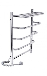 Полотенцесушитель электрический Indigo Hit с полкой 66/50 провод слева