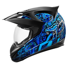 Шлем ICON VARIANT COTTONMOUTH - BLUE, размер L