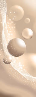 Фотообои Московская Обойная Фабрика Абстракция бежевые шары 5204-М