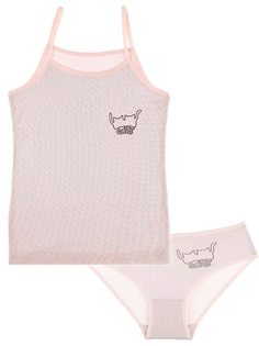 Комплект белья Donella 43661 розовый, размер 86