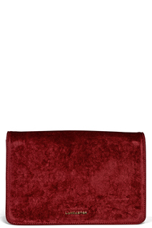 Сумка женская Lancaster B30080-LCS519-12 бордовая