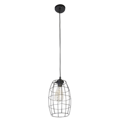 Люстра лофт подвесная 1*60Вт E27 IMEX MD.1708-1-P BK