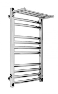 Полотенцесушитель водяной Indigo Ellipse 4 с полкой 90/50