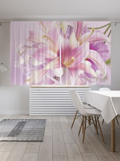 Шторы под лён «Утонченная элегантность», серия Oxford DeLux, 290х180 см Joy Arty