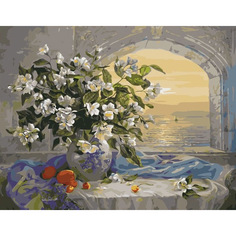Картина по номерам на холсте 40*50 см Colibri "Жасмин" (VA-1567)
