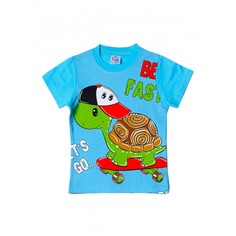 Футболка для мальчиков Bonito kids, цв. голубой, р.92