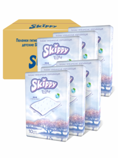 Гигиенические пеленки Skippy Light, 90x60 60 шт. (6x10шт)
