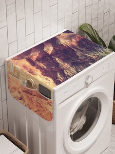 Органайзер "Горная пропасть" на стиральную машину, 45x120 см Ambesonne