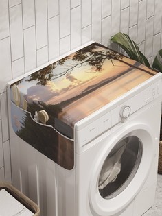 Органайзер "Мост рассвета" на стиральную машину, 45x120 см Ambesonne