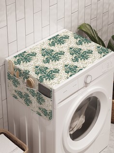 Органайзер "Волшебство с листьями" на стиральную машину, 45x120 см Ambesonne