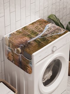 Органайзер "Зимняя прохлада" на стиральную машину, 45x120 см Ambesonne