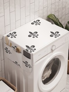 Органайзер "Скромный орнамент" на стиральную машину, 45x120 см Ambesonne