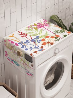 Органайзер "Природа дарит радость" на стиральную машину, 45x120 см Ambesonne