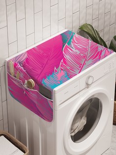 Органайзер "Море перьев" на стиральную машину, 45x120 см Ambesonne