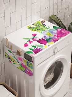 Органайзер "Полевые украшения" на стиральную машину, 45x120 см Ambesonne