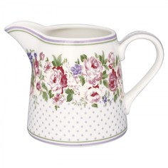 Молочник Greengate Rose white 250 мл STWCREROS0104