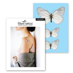 Временное тату "White Butterfly" Miami Tattoos