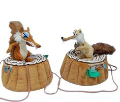 Игрушка мягкая Fancy Ice Age Белка на пеньке 15 см, в ассортименте