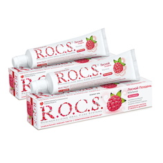 Зубная паста ROCS МАЛИНА лесной полдень, 74 гр (в наборе 2 штуки) R.O.C.S.