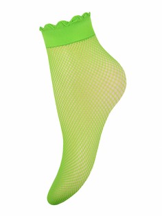 Капроновые носки женские Trasparenze Idra зеленые UNICA