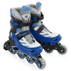 Роликовые коньки раздвижные MaxCity Vista Blue M, р. 35-38