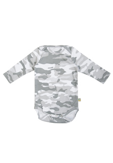 Боди Сонный гномик Зэбби камуфляж серый, р. 80