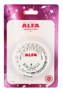 Сантиметр-рулетка биометрический 1,5 м. AF-3453 Alfa