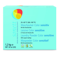 Стиральный порошок для цветных тканей Sensitive для чувствительной кожи 1.2 кг Sonett