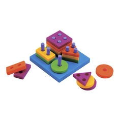 Развивающая игрушка-сортер MIOSHI Геометрические Фигуры, в ассортименте