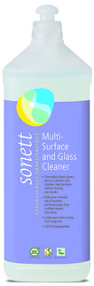 Средство Sonett для мытья стекол и др. поверхностей с маслами лаванды и лемонграсса 1 л