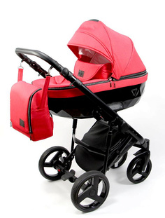 Коляска 2 в 1 Bruca Vegas Black Red 515
