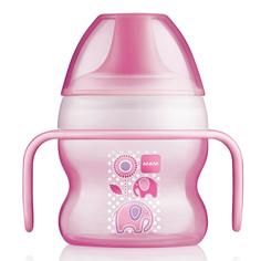 Поильник MAM Starter Cup со сверхмягким носиком, розовый, 150 мл, 4+ мес.