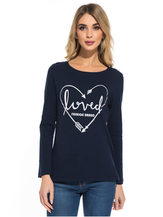 Лонгслив женский Dairos GD69300552 синий M