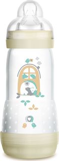 Бутылочка для кормления MAM Easy Start 320 мл анти-колик, самостерилизация бежевая, 4м+